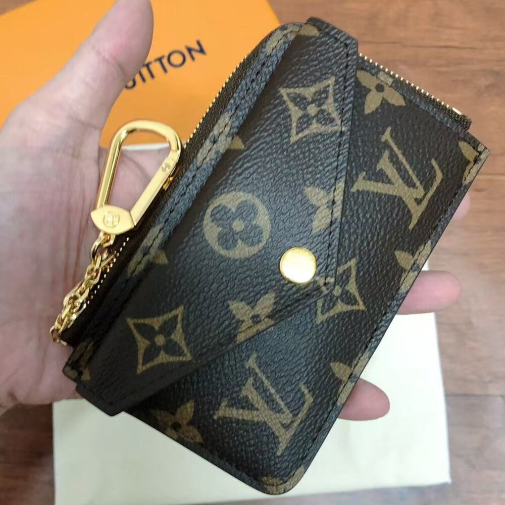 Louis Vuitton card holder recto verso wallet Monogram canvas